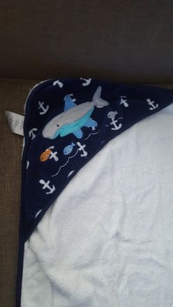 Boys hooded bath towel