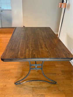 Dining/kitchen Table - wood and metal