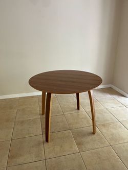 Solid wood table
