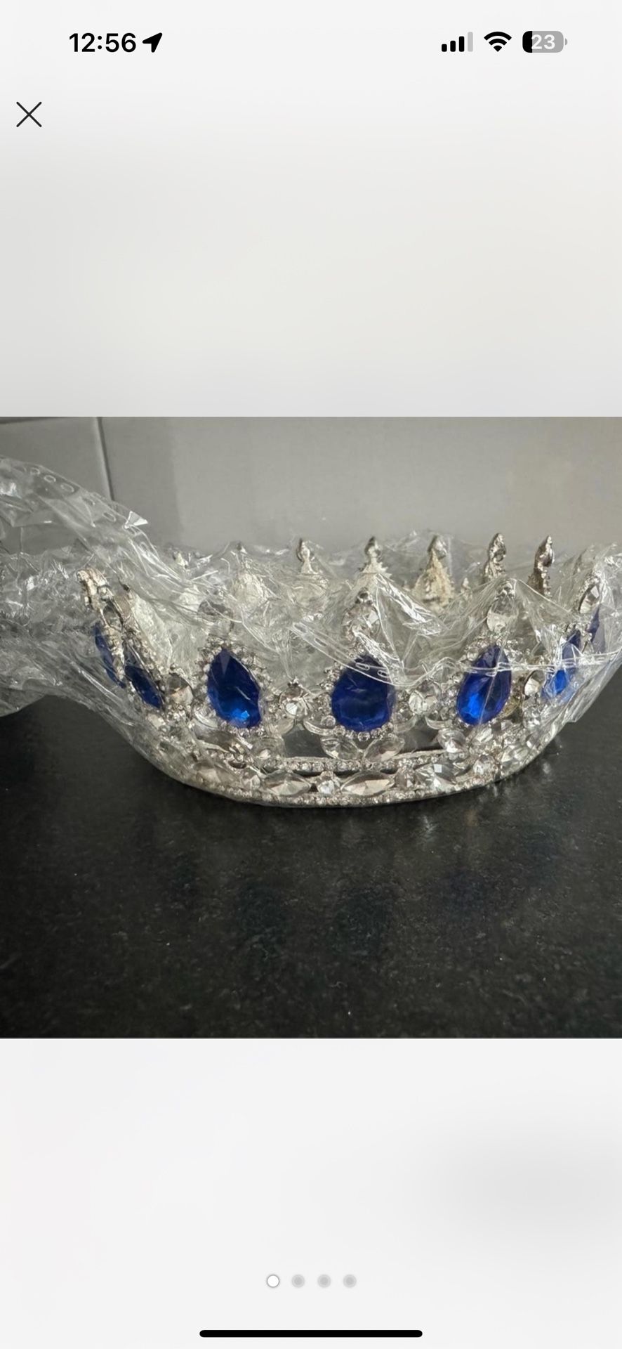 Blue Silver Crown 