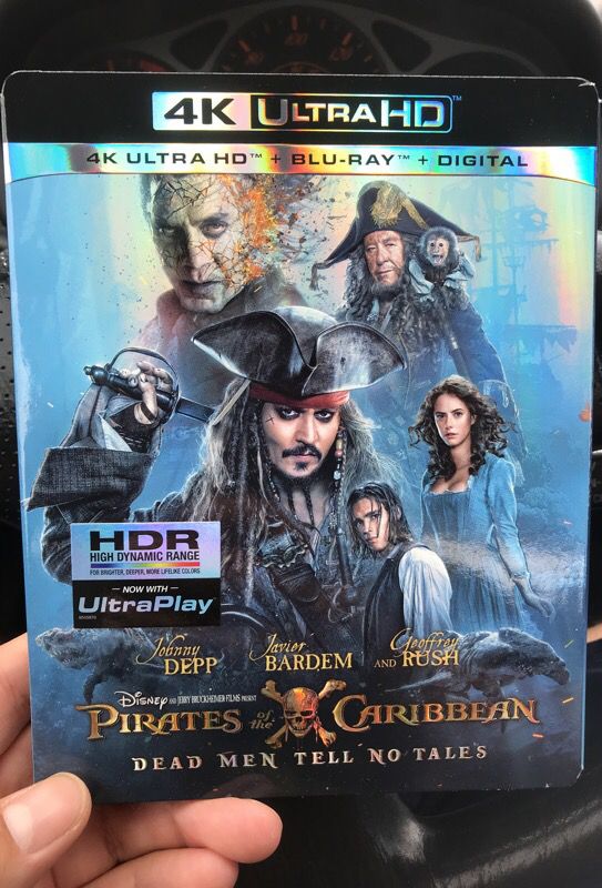 Pirates Of The Caribbean Dead Men Tell No Tales 4k New For Sale In