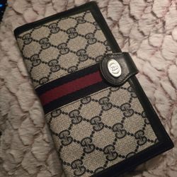  Large  Sherry Line  Supreme Tri-fold wallet Navy 