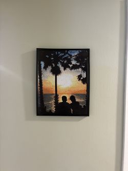 Completed Diamond Dots Sunset Dreaming Special Edition Diamond Painting 