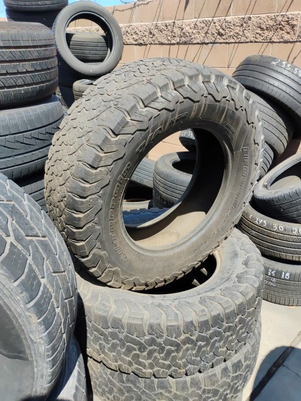 Set De Llantas Usadas Bf Goodrich Ko2 Lt 275 70 18