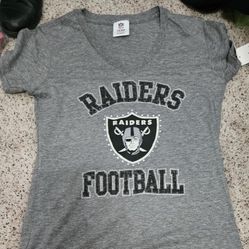 V Neck RAIDERS TSHIRT FOR WOMEN