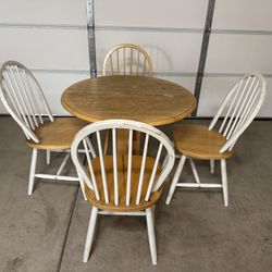 Dining Table Set - Solid Wood