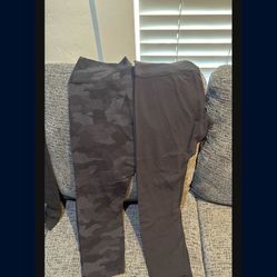 2 Pairs Of Lululemon Leggings Size 12