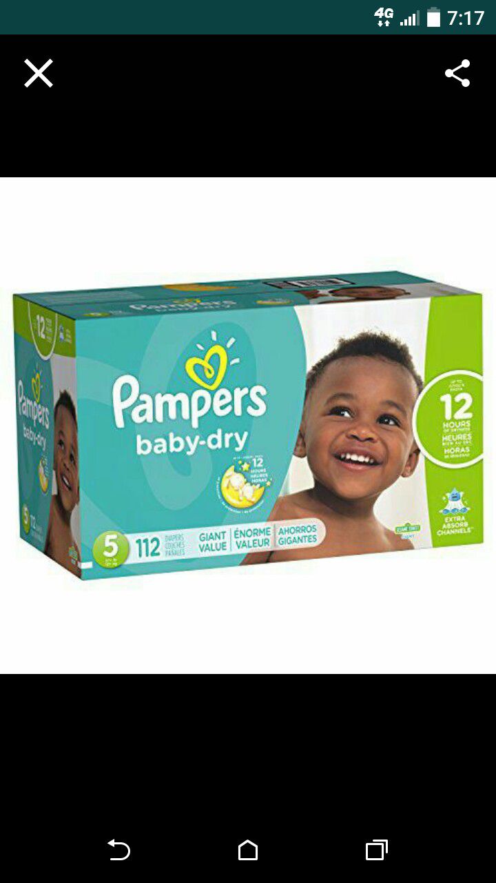 Pampers baby dry, Cruisers & Swaddlers