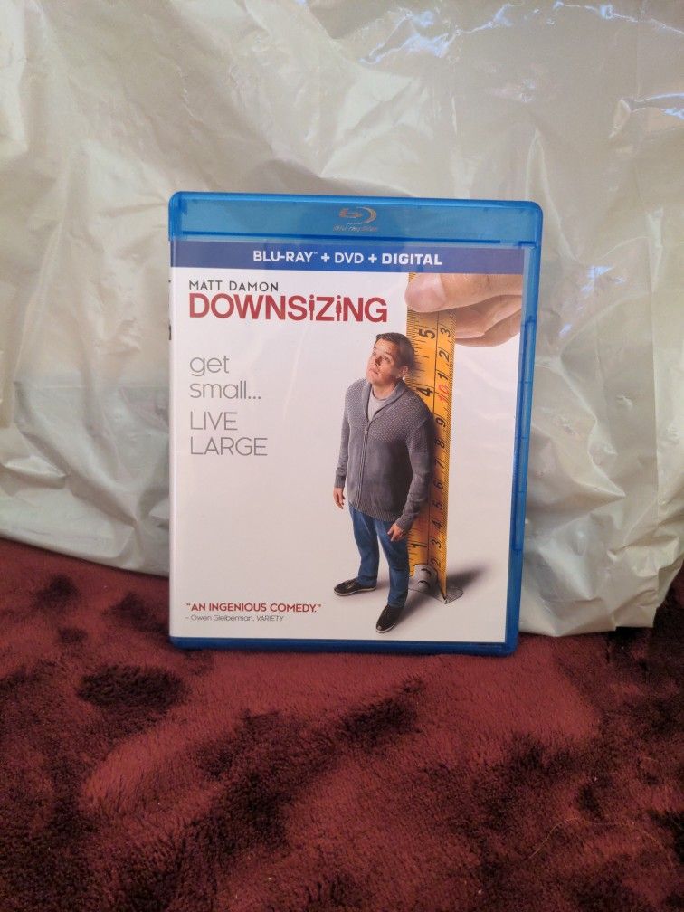 Downsizing Blu-ray Plus DVD
