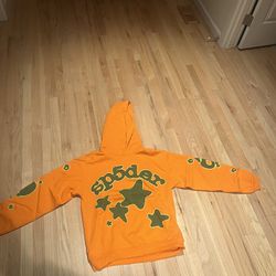 orange beluga spider hoodie