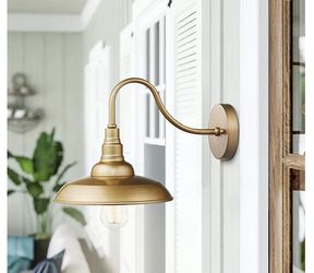 Farm House Goose Neck Light Fixture 