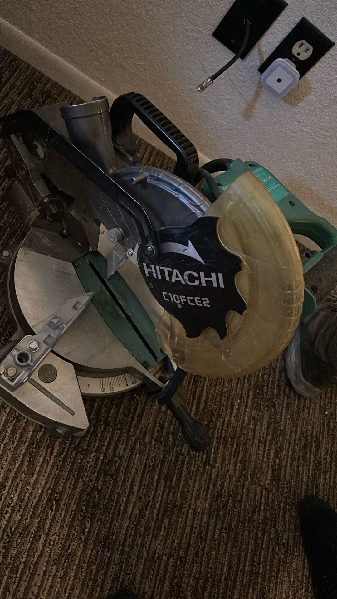Hitachi Miter Saw.