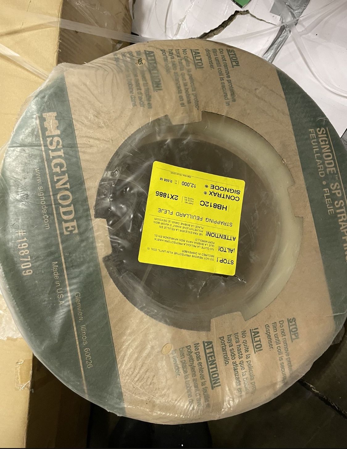 Signode Strapping Polypropylene Clear