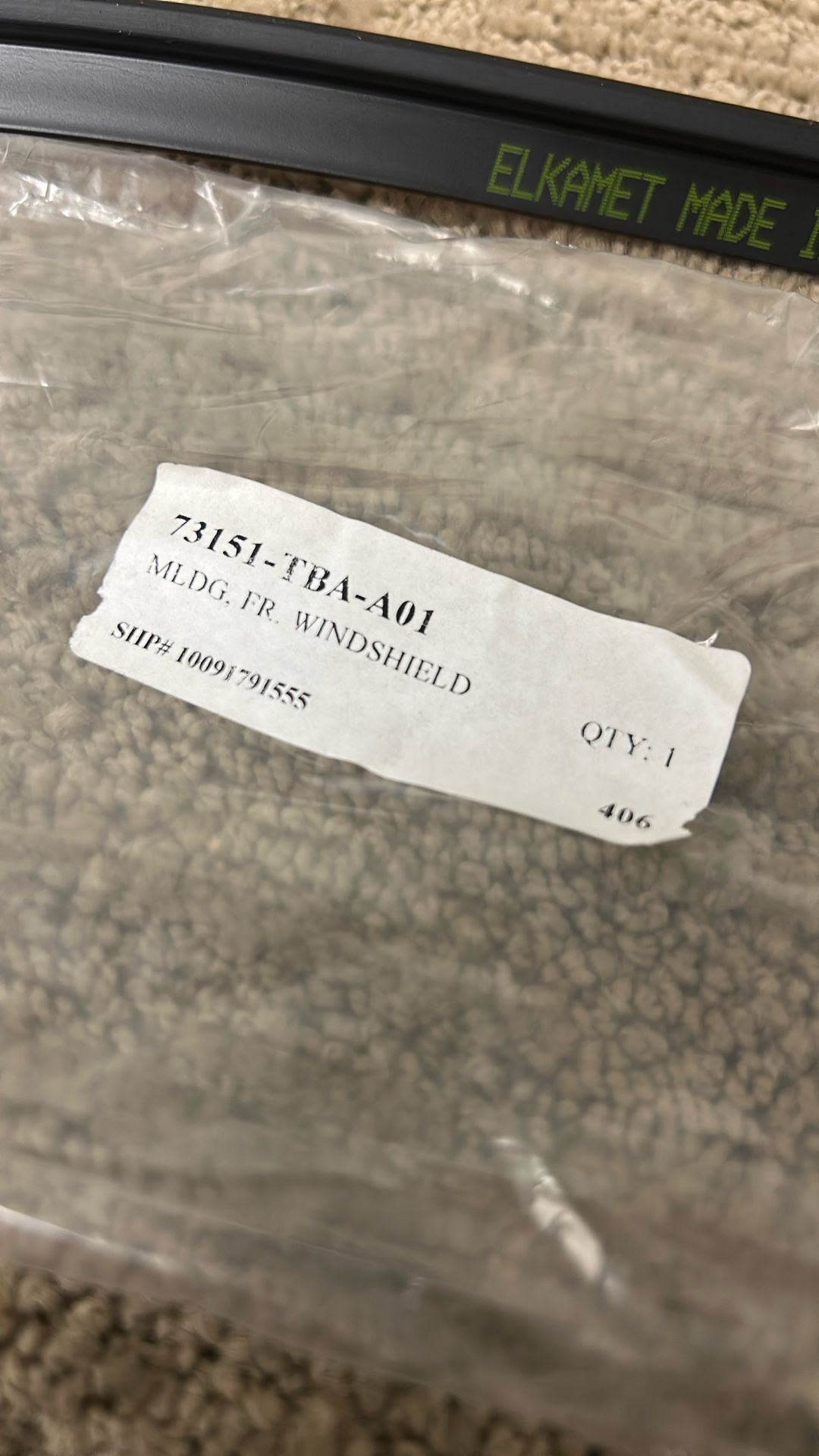 OEM Lower Windshield Molding/seal