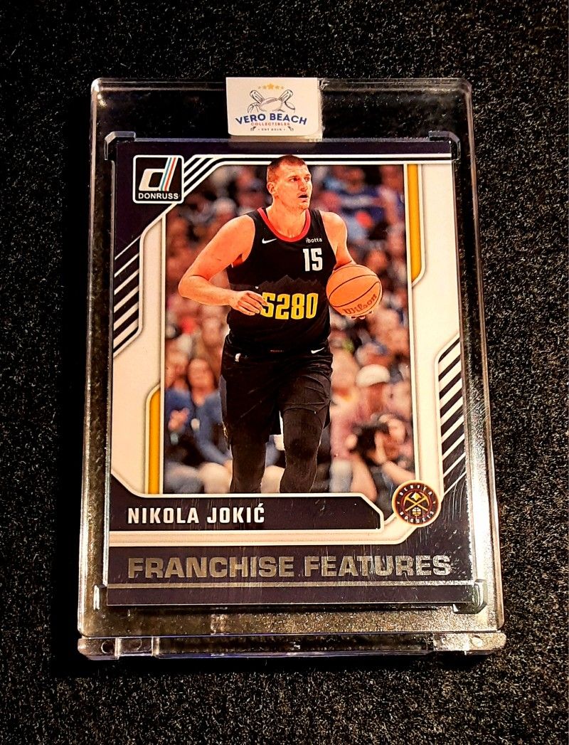 Nikola Jokic 2024-25 Donruss Franchise Features Black! Denver Nuggets NBA