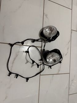 OEM 2018-2025 Jeep Wrangler Bumper Fog Lamps with harness