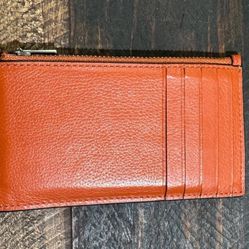 Coach Leather Card Holder Money Wallet 