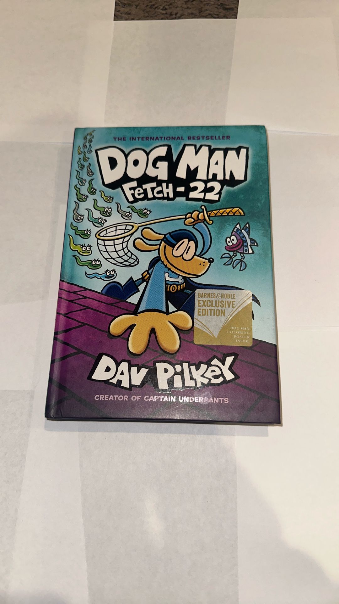 Dog Man Fetch-22 Hard Cover Book