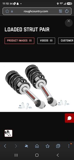 3.5 in lift loaded strut chevy silverado 14-18