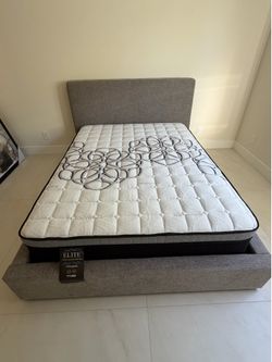 •  Elite Bamboo Luxe  full 12” pillow top.      New mattress in a plastic sealed.     We offer same day delivery  Venta de colchones  ☎️📲call or Tex 