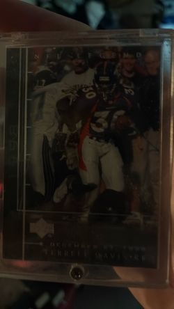 Terrell Davis Upper Deck NFL Legends Football Card