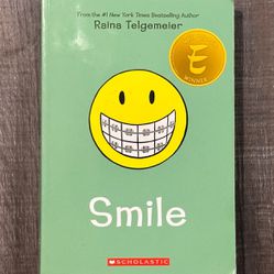 Smile By Reina Telgemeier Paperback Young Adult Graphic Novel Book
