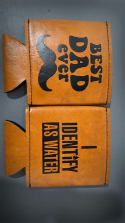 Dad/ best dad ever can cooler sleeve