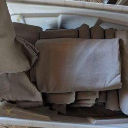 31 Round Grey tablecloths