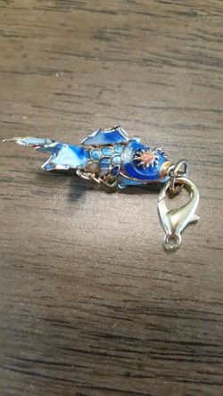 Fish Charms with gold