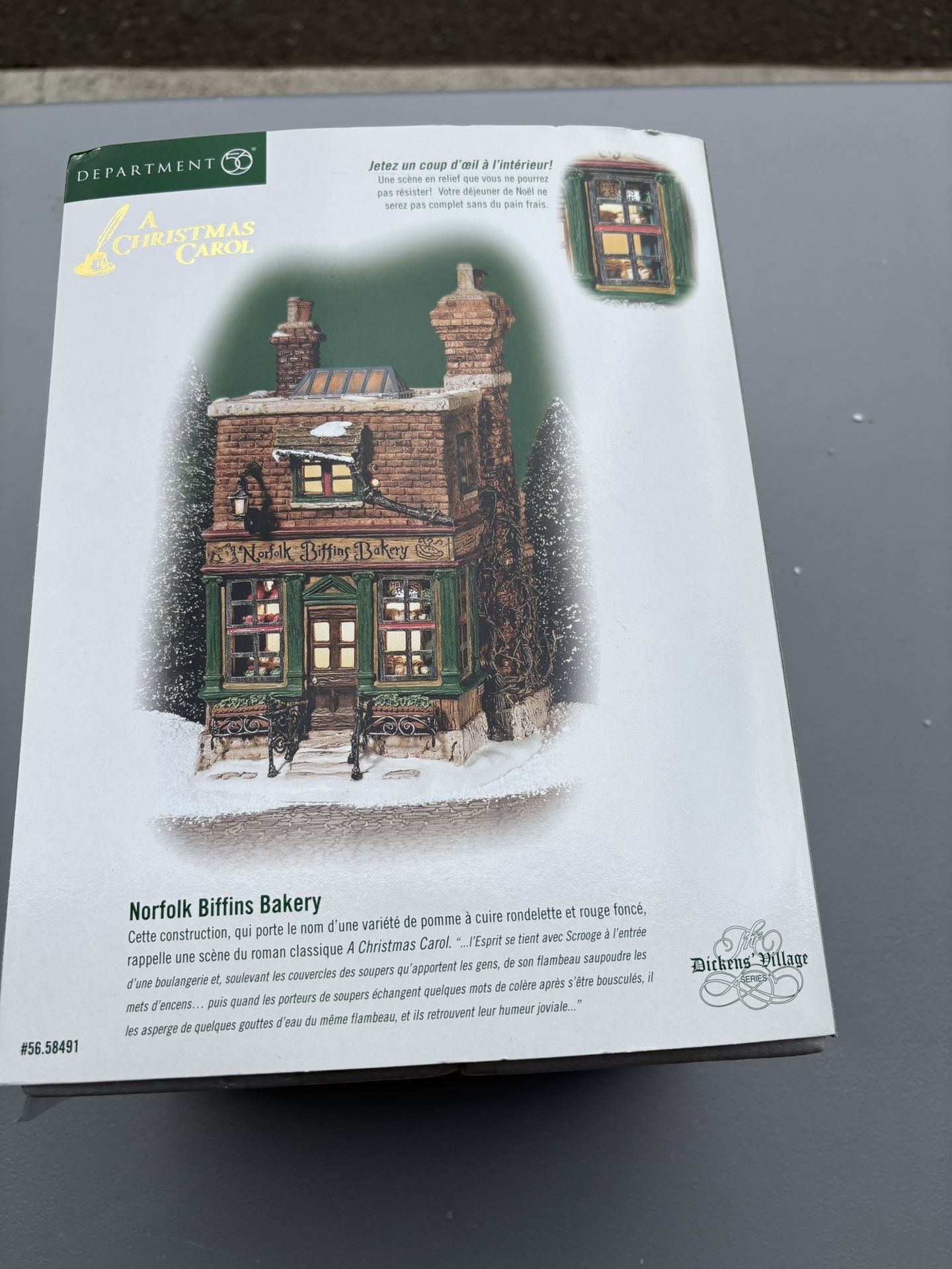 Norfolk Biffins Bakery Dept 56 Dickens Village Piece