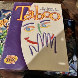 Taboo Game With Extra Cards