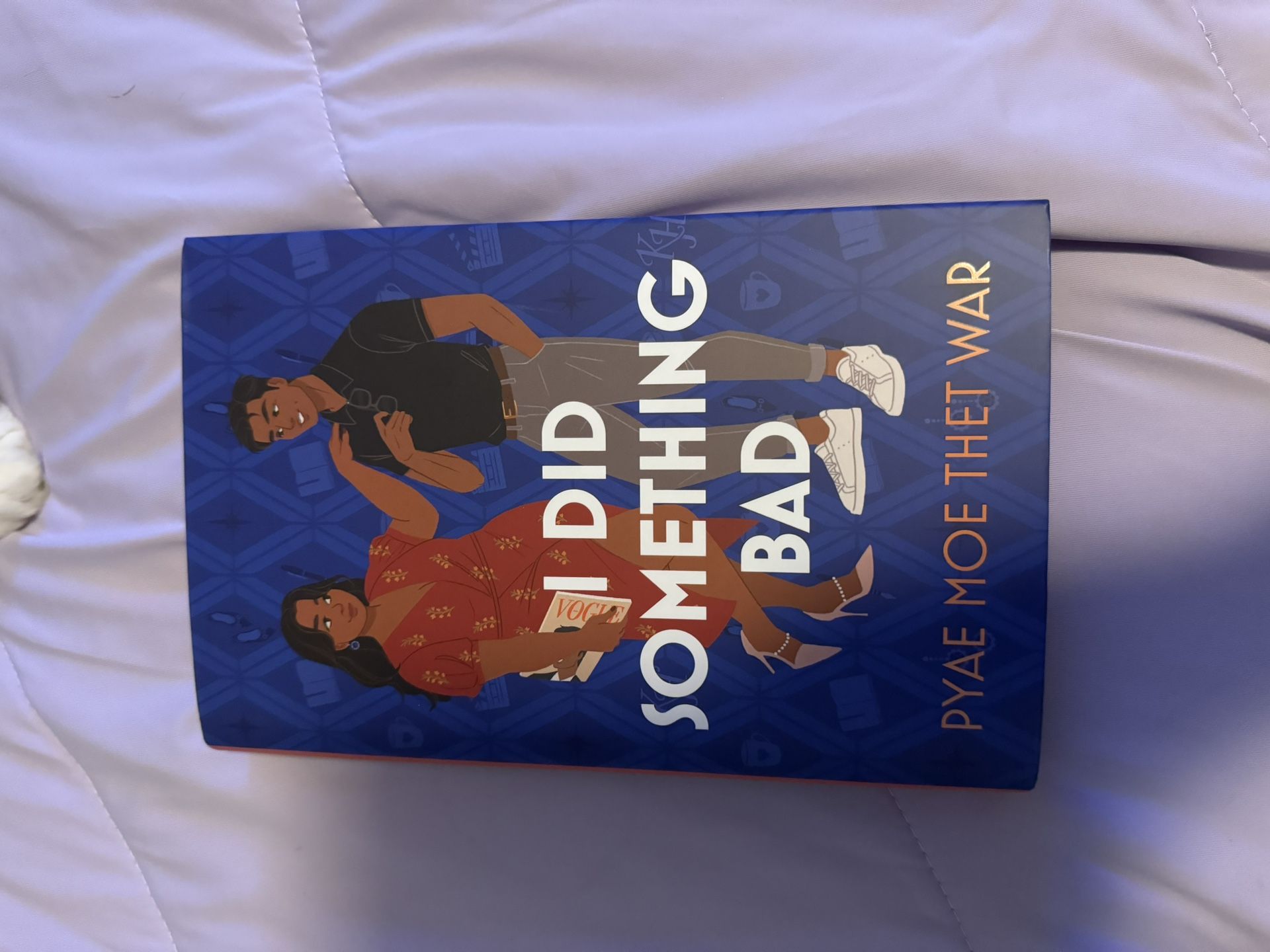 I did something bad by Pyae Moe Thet War illustrate design, foils and signature