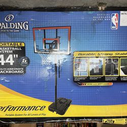 44 Inch Portable Basketball Hoop