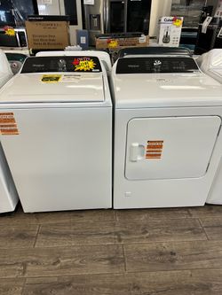 Whirpool Top Load Washer & Dryer Set Take It Home In Payments Please Read Description
