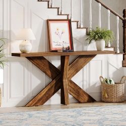 70.9" Extra Long Farmhouse Console Table