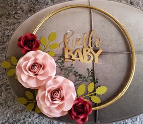 Paper flowers decoration