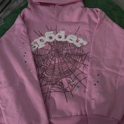 Light pink Spider Hoodie 
