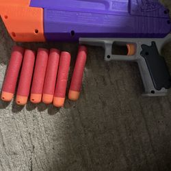 Nerf Gun With Bullets