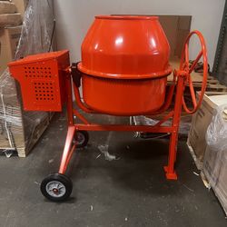 9cuft Concrete Mixer With Honda Gx160 Gas Engine 