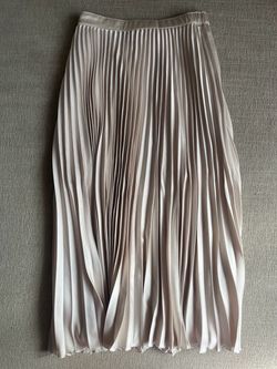 Satin Pleated Midi Skirt size XS/S