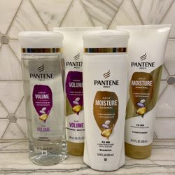 Pantene Pro-V Sheer Volume Shampoo and Conditioner OR Pantene Pro-V Daily Moisture Renewal Shampoo and Conditioner, 12 oz. New
