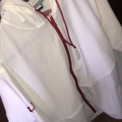 Under Armour White Windbreaker