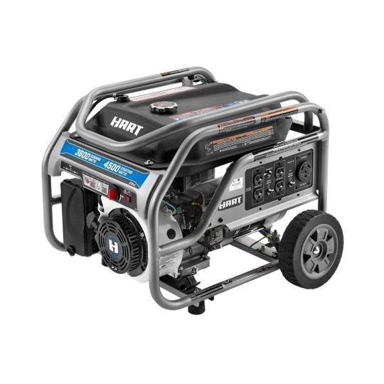 HART 3600-Watt Generator with CO Protection & Auto Shutdown