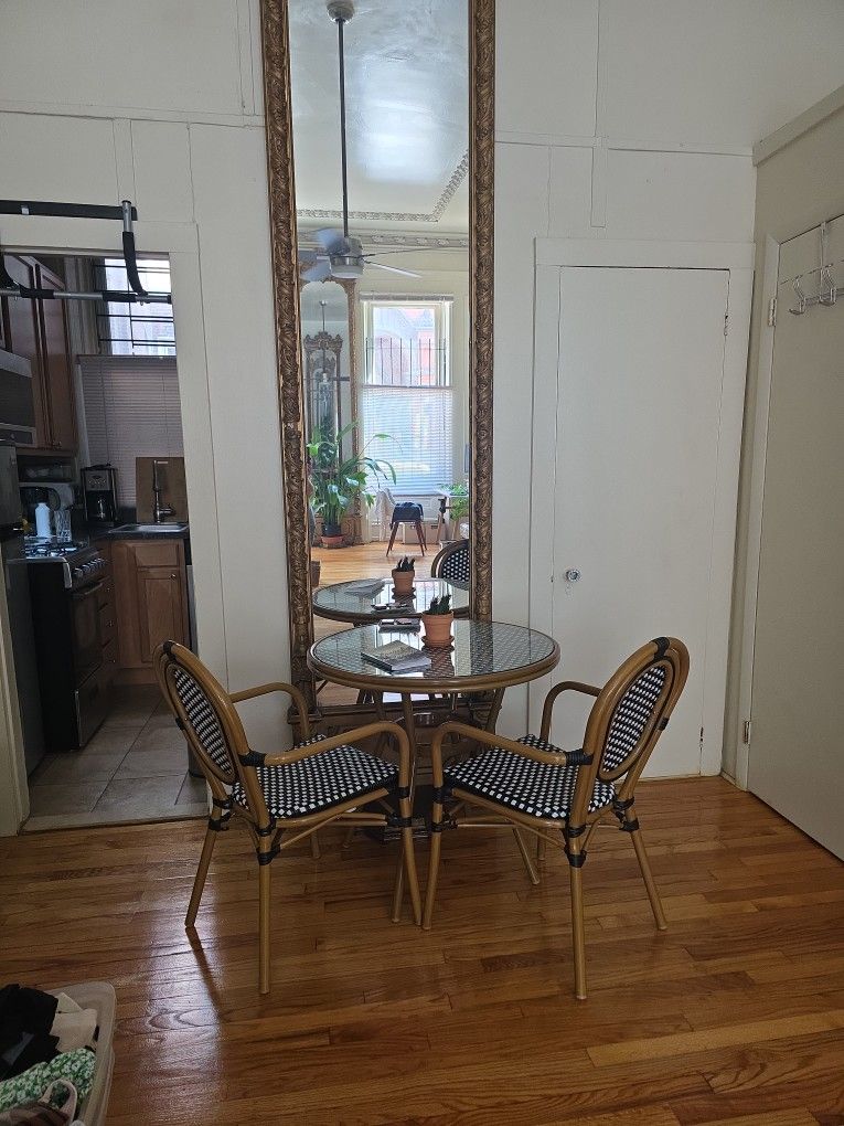 Rylan Round Indoor/Outdoor Commercial Bistro Set With Table And Two Chairs By Beachcrest Home