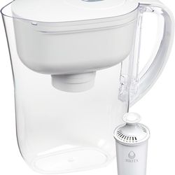 Brita Metro Water Filter Pitcher with SmartLight Filter Change Indicator, BPA-Free, Replaces 1,800 Plastic Water Bottles a Year, Lasts Two Months, Inc