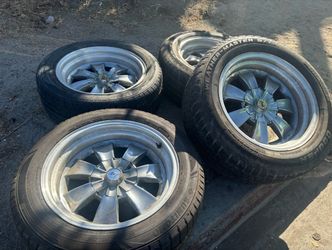 17X8 Inch Wheels Universal 5 Lug 