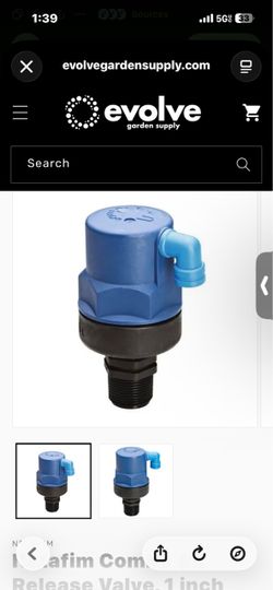 Netafim Combination Air Release Valve 1 Inch