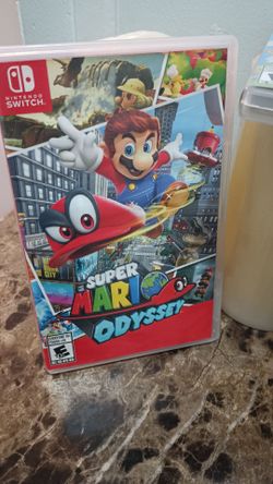 Super Mario Odyssey. Nintendo switch. With original game cases