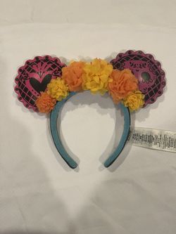 Disney Disneyland Halloween Coco Ears Headband Day of the Dead Dia de los Muertos