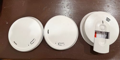 Set of 3 smoke detectors